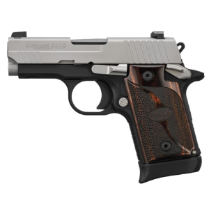 Sig P938 Two-Tone Semi-Auto 3" 9mm SS/Black 7rd Pistol - 938-9-TXR3-AMBI
