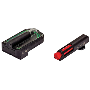 HiViz FastDot H3 Night Sight Set - Front/Rear Red/Green Illumination for Superior Nighttime Visibility - GGLMFD21