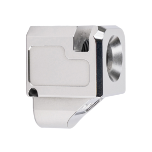 Zaffiri Precision Blowhole Compensator Fits Glock G43/G43X/G48, Silver - Elegant and Effective Glock Compensator - ZP.COMP.43.SS