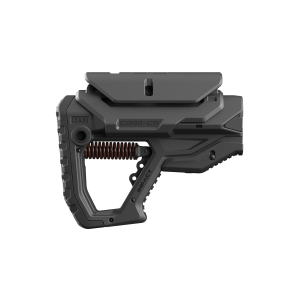 FAB Defense GL-Core Black Recoil Reduction Buttstock - High-Impact Buttstock for Enhanced Shooting Comfort and Control - FXCIMPACTCPB