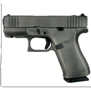 GLOCK 43X MOS 9MM 3.41" BBL (2)10rd Pistol, Distressed Gun Metal Gray (Crow Exclusive) - 430111322