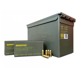 Bulk 9124FMJ-MLE1000 Ammo