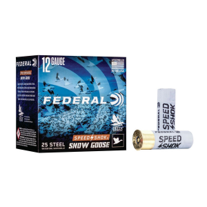 FEDERAL Speed Shok Snow Goose 3" Bb 12 Gauge Ammo, 25/box - Wf142sgbb