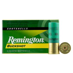 REMINGTON Express 2.75" 12 Gauge Ammo 0 Buck, 5/box - 12b0