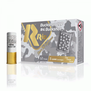 RIO Royal Buck 2.75" 12 Guage Ammo #4 Shot, 5rds - Rb1221