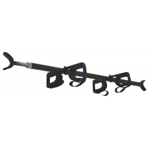 Great Day Quickdraw Black Aluminum Overhead 2-Gun Rack, 42" to 48" - QD857-OGR-JEEP