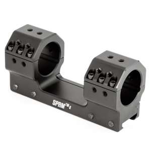 Griffin Armament 30mm 1.335" SPRM 1-Piece 0 MOA Standard Mount, Anodized Black - SM1.335H30MM