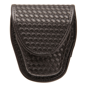 Blackhawk Molded Double Handcuff Case, Black Basketweave - 44A101BW