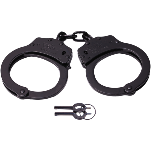 CampCo Professional Double-Lock Handcuff, Black - UZIHCPROB