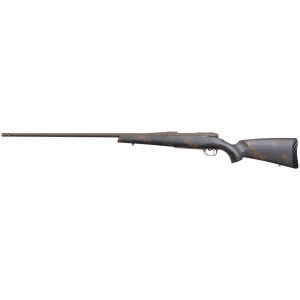 Weatherby Mark V .308 Win Bolt Action Rifle, 22" Barrel, Dark Green, Brown - MBC20N308NR4B