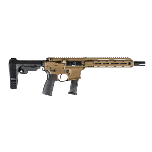 Christensen Arms CA9MM 9mm Pistol w/ SBA3 Brace, Burnt Bronze