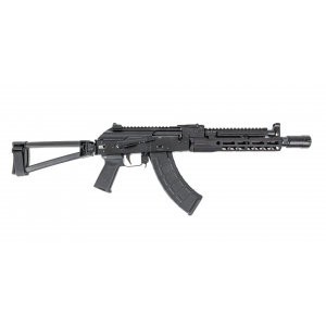 PSA Ak-104 Gf5 Triangle Side Folding Pistol With Triangle Brace, Psa-slr Solo 9.45" Rail, Alg Trigger, Hinged Dust Cover, And Linear Comp