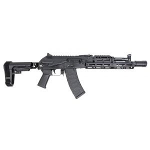 PSA Ak-105 Pistol W/ Sba3 Brace, Jl Billet Rail, Hinged Dustcover, Toolcraft Trunnion, Bolt, And Carrier, Black