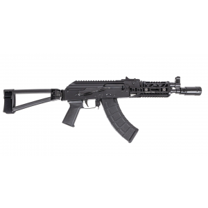 PSA Ak-p Gf3 Moe Triangle Side Folding Pistol With Alg Trigger And Soviet Arms Sa-10u & Sa-19 Rail, Black