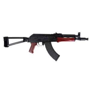 PSA Ak-p Gf3 Triangle Side Folding Pistol With Cheese Grater Upper Hand Guard, Redwood