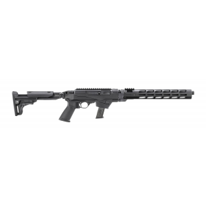 RUGER Pc Carbine 9mm 16.12" 17rd Rifle, Black - 19140