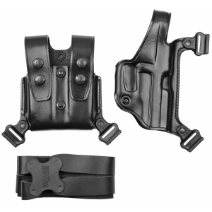 Galco Miami Classic Shoulder Holster, Fits Sig P226, Right Hand, Black Leather