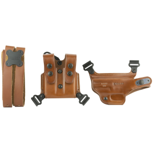 Galco Miami Classic Shoulder Holster, Fits Sig P220/P226/P228/P229, Right Hand, Tan Leather
