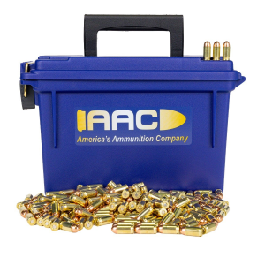  380 Auto 95 Grain FMJ 500rd With AAC Blue 30 Cal Can Ammo