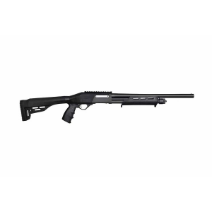 JTS X12pt Pump Action 12 Gauge Shotgun, Black - X12pt