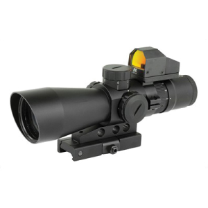 NCSTAR 3-9x42 Scope w/ 3 MOA Red Dot Fits Weaver & Picatinny Rails - STM3942GDV2