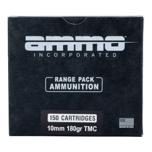 AMMO Inc Signature 180 Gr Tmc 10mm AMMO 150 Rd Range Pack - 10180tmc-a150 818778022724 5655103273