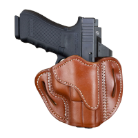 1791 Gunleather Glock 17 Optic Ready RH OWB Holster, Classic Leather - OR-BH2.1-CBR-R