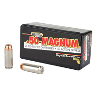 Magnum Research Blount 50 Action Express Ammo 300 Grain JHP, 20 rds/box - DEP50JHP300B