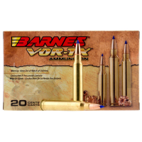 Barnes Bullets VOR-TX 130 gr Tipped TSX Boat Tail .308 Win Ammo, 20/box - 30816