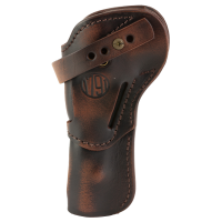 1791 Single Action Revolver Holster OWB, fits 5.5" Barrels and Shorter, Vintage Brown Leather