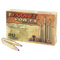 Barnes Bullets VOR-TX 180 gr Tipped TSX Flat Base .35 Whelen Ammo, 20/box - 21581