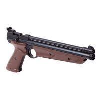 Crosman American Classic .177 Pellet/BB Air Pistol, Brown/Blk - P1377BR