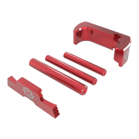 Enhance Glock 17/19/26/34 Gen5 with Cross Armory 3-Piece Upgrade Kit -Red Anodized - CRG5OKRD