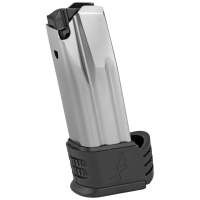 Springfield Magazine, 10mm, 15 Rounds, fits XDME Compact, With Sleeve for Backstrap 3, Silver