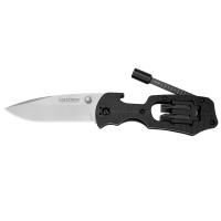 Kershaw Select Fire Drop Point Multi-Tool Knife, 3.4", Black - 1920