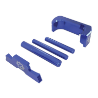 Cross Armory 3-Piece Upgrade Kit for Glock 17/19/26/34 Gen5, Blue Anodized - CRG5OKBL