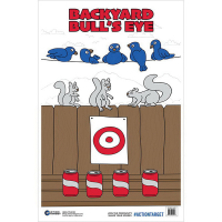 Action Target 23" x 35" Back Yard Bullseye Target, Multi-Color, 100/box - GS-BKYARD-100