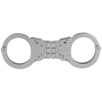 Smith & Wesson M300 Handcuff, Nickel, Hinged - 350096