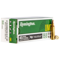 Remington UMC 50 gr Jacketed Hollow Point .22-250 Rem Ammo, 40/box - L22504B