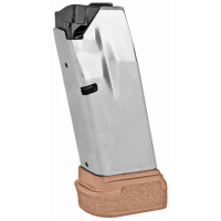 Springfield Magazine, 9mm, 13 Rounds, fits Hellcat, with Flat Dark Earth Base, Stainless, Silver