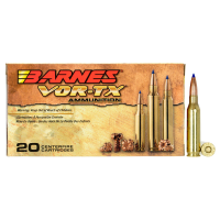 Barnes Bullets VOR-TX 120 gr Tipped TSX Boat Tail .260 Rem Ammo, 20/box - 22010