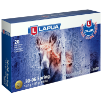 Lapua Mega .30-06 Springfield Ammunition, 20 Rounds JSP 185Gr - 4317563