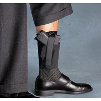 Galco Cop Ankle Band Holster- For Glock 26/27, Black (Right)- CAB2L