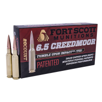 Fort Scott Munitions Tumble Upon Impact 6.5 Creedmoor 130 gr Ammo SCS - 20rds - 65CM130SCV2