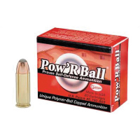 CorBon Pow'rBall 38 Super Auto +P Ammo 100 Grain Polymer-Tipped, 20 rds/box - PB38X100