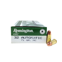 Remington UMC 32 Auto/ACP (7.65mm) 71 MC Ammunition 50rds - L32AP