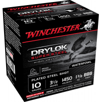 Winchester Ammunition Drylock Super Steel 3.5" 10 Gauge Ammo BBB, 25/box - SSH10BBB