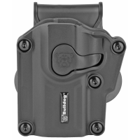 Bulldog Cases Max Multi-Fit Polymer Holster w/ Paddle, Left Hand, Black