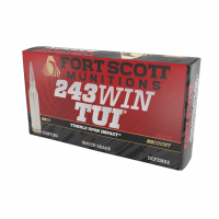 Fort Scott Munitions Tumble Upon Impact .243 Winchester 58 gr Ammo SCS - 20rds - 243058SCV