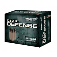 Liberty 38 Special 50gr HP Civil Defense Ammunition 20rds - LA-CD-38-025